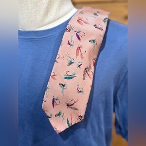 Rare Collectible Robert Talbott Fly Fishing Silk Tie Hand Sewn England Nordstrom